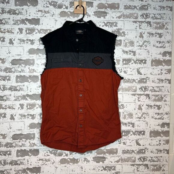 Harley Davidson biker vest - Picture 1 of 5